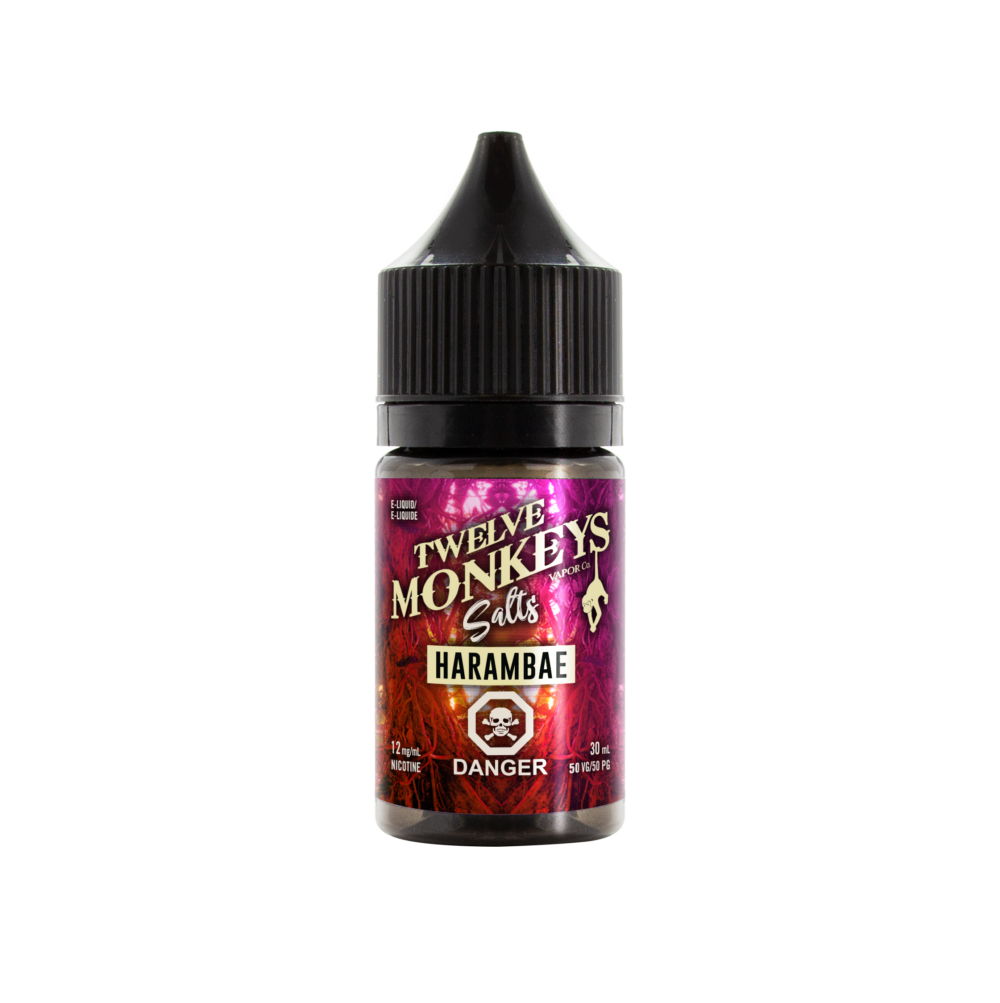Twelve Monkeys Harambae 30ml Nicotine Salt eLiquids