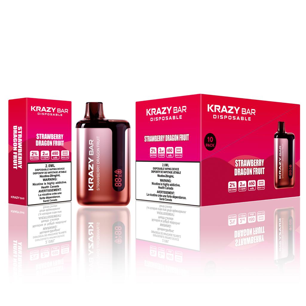 VFEEL Krazy Bar Strawberry Dragonfruit 8000 Puffs
