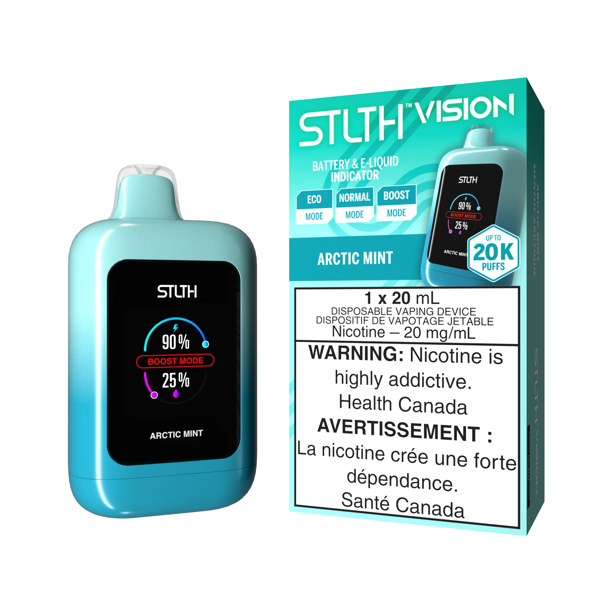 Stlth Vision Arctic Mint 20k
