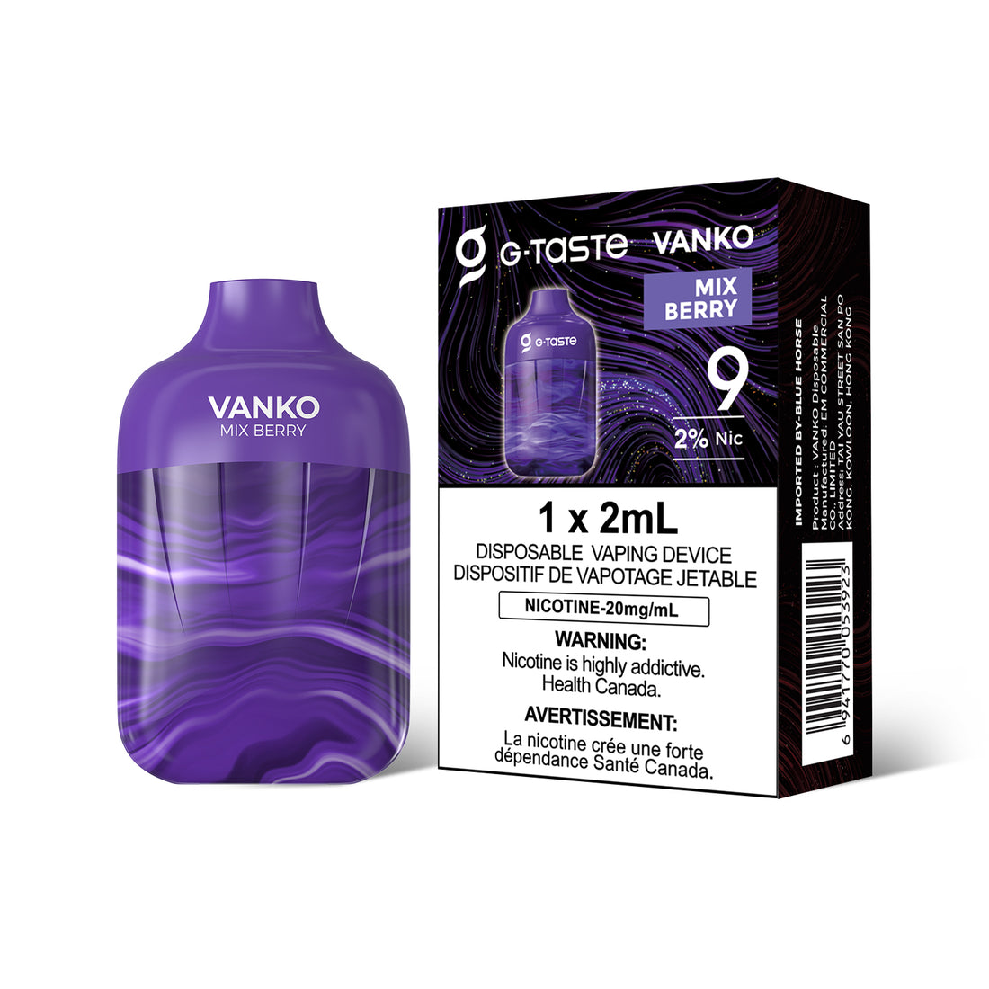 G-Taste Vanko Mix Berry 9k puffs