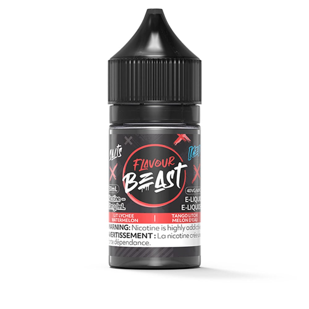Flavour Beast Lit Lychee Watermelon Iced 30ml Nicotine Salt eLiquids