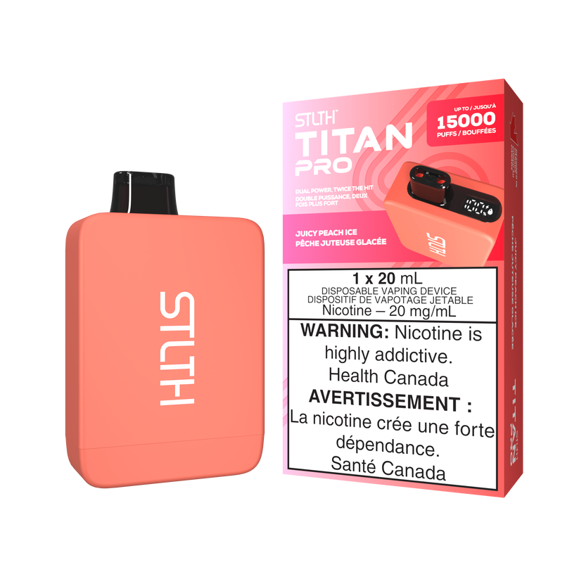 STLTH TITAN PRO - Juicy Peach Ice 15k