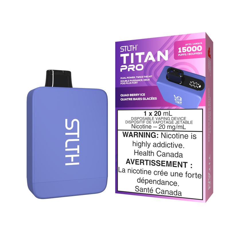 STLTH TITAN PRO - Quad Berry Ice 15k