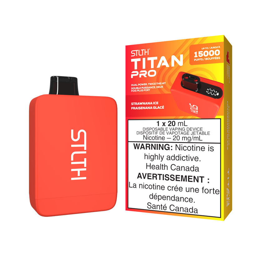 STLTH TITAN PRO - Strawnana Ice 15k
