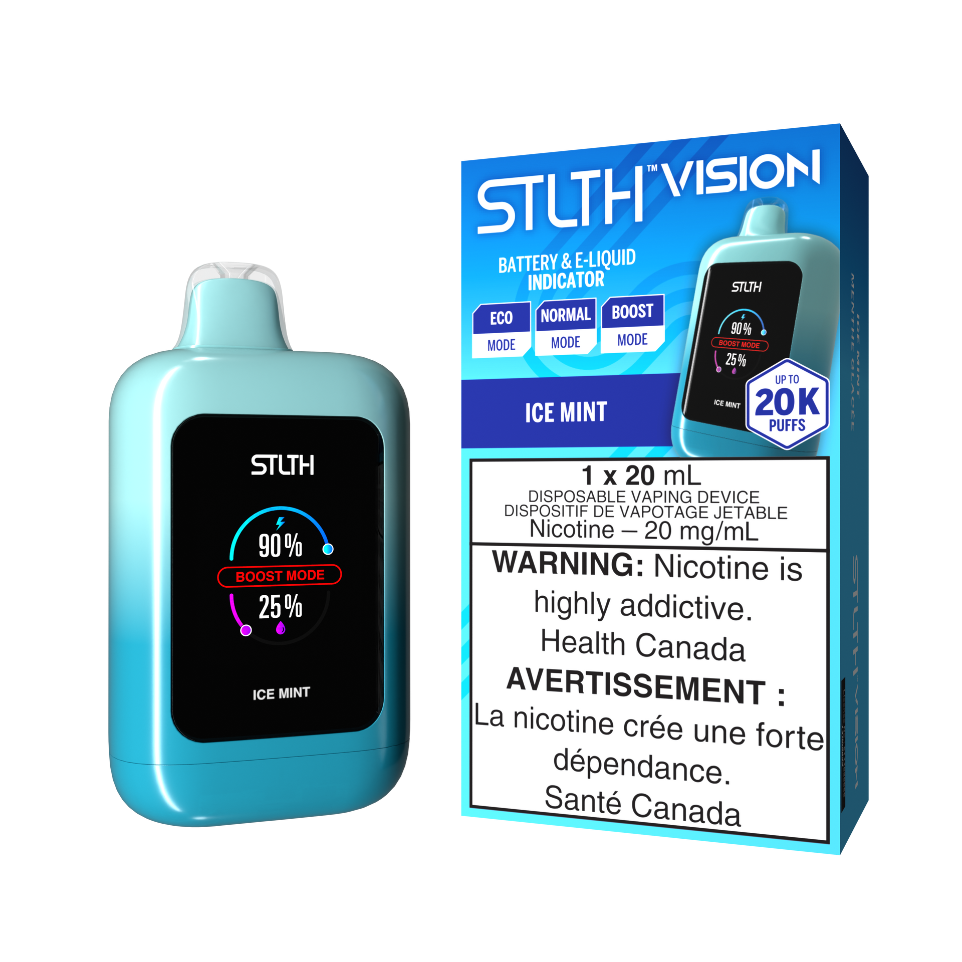 Stlth Vision Ice Mint 20k