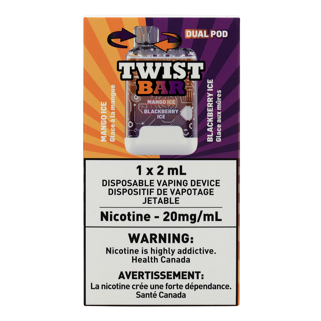 Twist Bar Mango Ice & Blackbeery Ice 25k