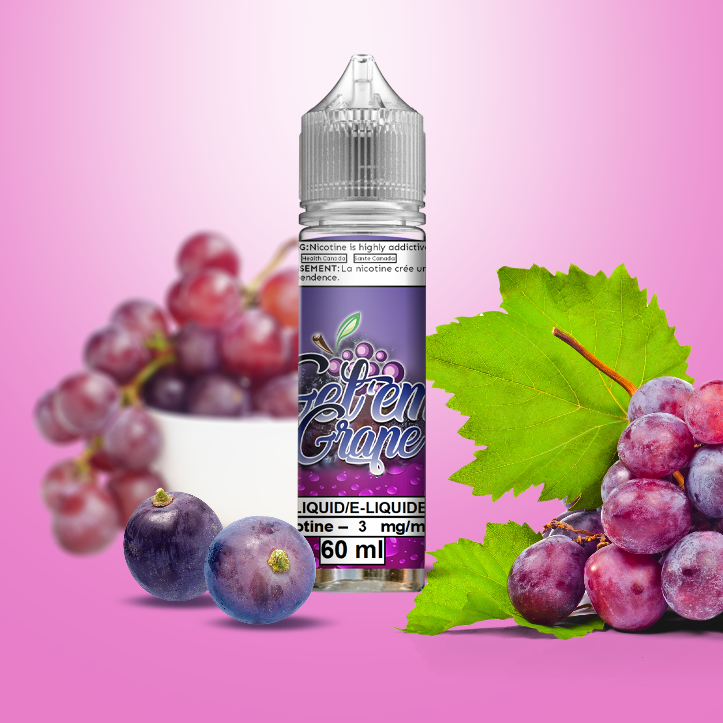 Vango Getem Grape 30ml Nicotine Salt eLiquids