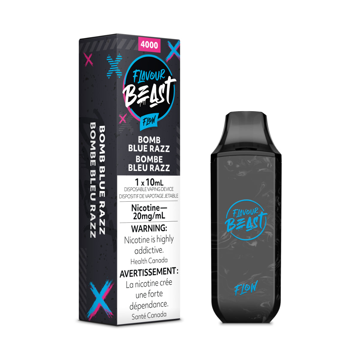 Flavour Beast Bomb Blue Razz 4000