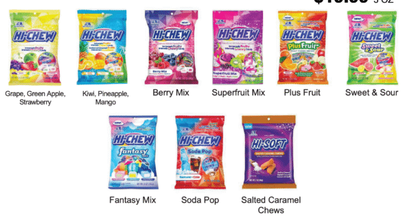 Hi Chew 3 Oz Candy Pack