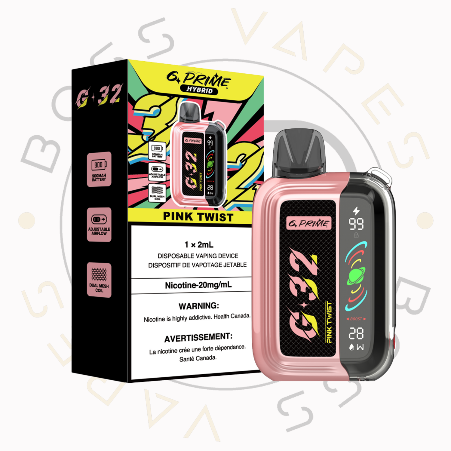 G Prime Hybrid 32k Pink Twist